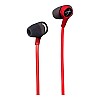 Hyperx Cloud Earbuds Wired in Ear Gaming Earphones with Mic for Nintendo Switch and Mobile Gaming (Red)