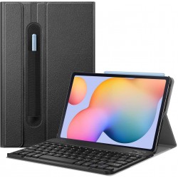 typecase Keyboard Case for Samsung Galaxy Tab S6 Lite 10.4 Inch 2022/2020 Model (SM-P610/P613/P615/P619),Wireless Bluetooth Keyboard, Black