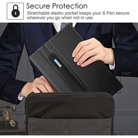 typecase Keyboard Case for Samsung Galaxy Tab S6 Lite 10.4 Inch 2022/2020 Model (SM-P610/P613/P615/P619),Wireless Bluetooth Keyboard, Black