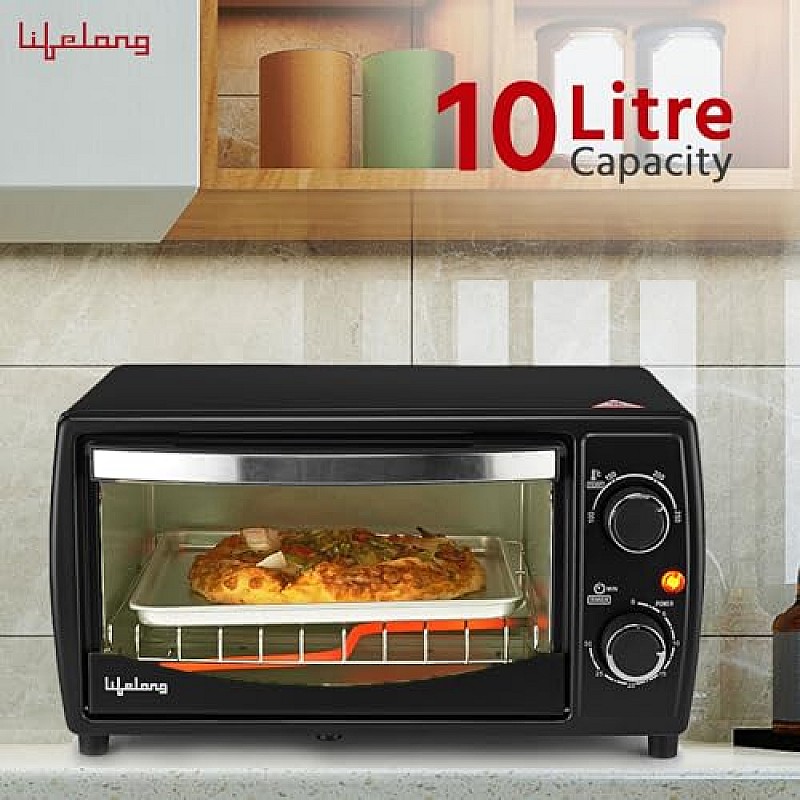 Lifelong OTG 9 Litre Electric Oven Toaster Griller for Kitchen, Contant Temp 1100W LLOT09