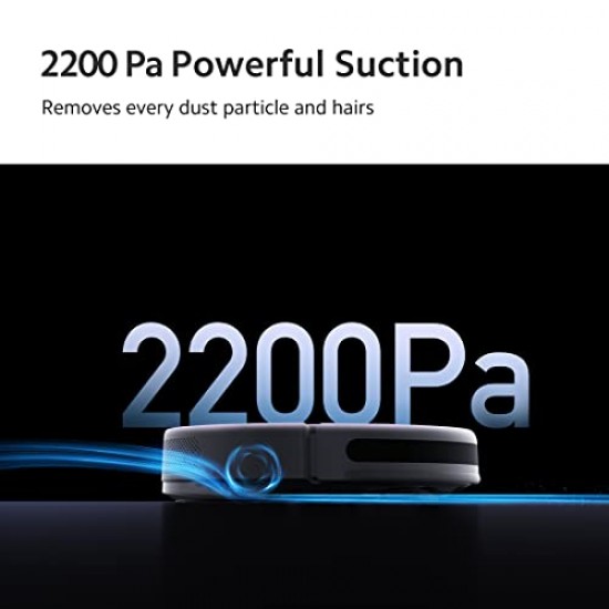 Mi Xiaomi Robot Vacuum-Mop 2i, 2200 Pa Powerful Suction, 450 mL Large-Capacity Dustbin White