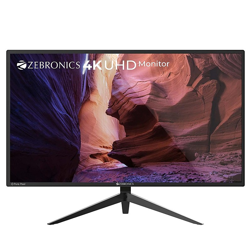 Zebronics Zeb-A28Uhd 4K UHD 3840 X 2160 Pixels, 28 Inch (71.7 Cm) Monitor Black