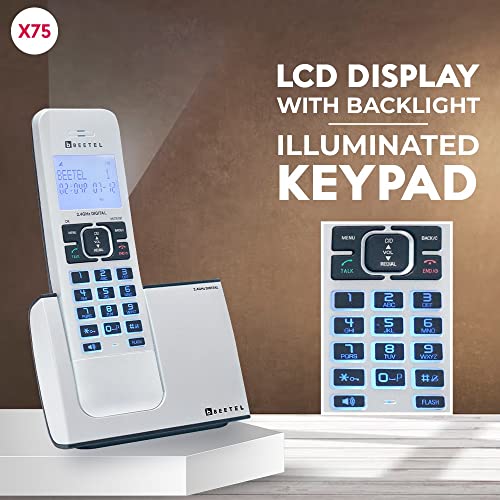 Beetel Newly Launched X75 Cordless Landline Silver Beetel Newly Launched X75 Cordless Landline Silver