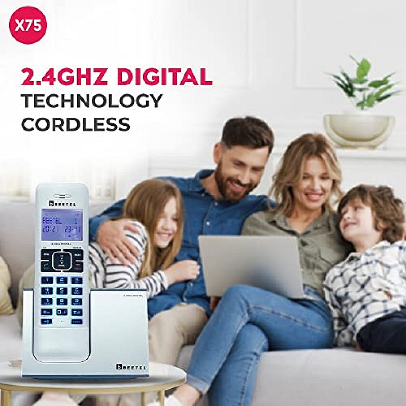 Beetel Newly Launched X75 Cordless Landline Silver