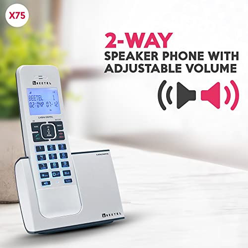 Beetel Newly Launched X75 Cordless Landline Silver Beetel Newly Launched X75 Cordless Landline Silver