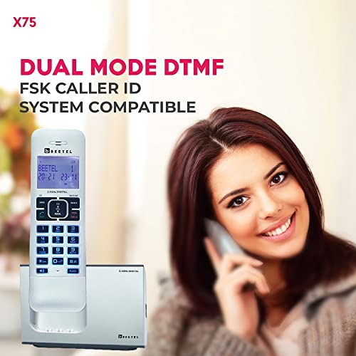 Beetel Newly Launched X75 Cordless Landline Silver Beetel Newly Launched X75 Cordless Landline Silver