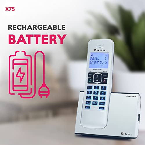 Beetel Newly Launched X75 Cordless Landline Silver Beetel Newly Launched X75 Cordless Landline Silver