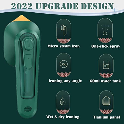AIRTREE Micro Steam Iron Dry & Wet Ironing Portable Mini Steam Iron for Clothes Fast Heat AIRTREE Micro Steam Iron Dry & Wet Ironing Portable Mini Steam Iron for Clothes Fast Heat