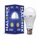 Halonix 8.5 Watt B22 LED White Rechargeable Emergency light Inverter Bulb, Pack of 3 White