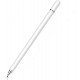 Dyazo Aluminum Super Light Weight Capacitive Stylus Pen for Touch Screen Devices with Fine Point Disc Compatible with All iOS and  (White)