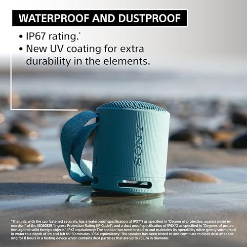 Sony SRS-XB100 Wireless Bluetooth Portable Lightweight Super-Compact Travel Speaker Sony SRS-XB100 Wireless Bluetooth Portable Lightweight Super-Compact Travel Speaker