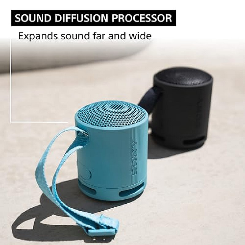 Sony SRS-XB100 Wireless Bluetooth Portable Lightweight Super-Compact Travel Speaker