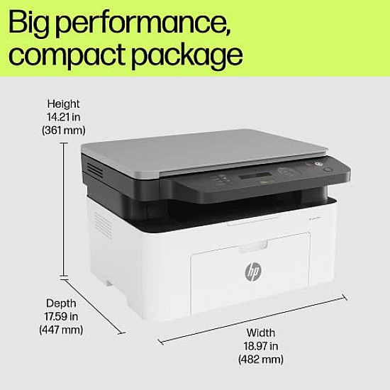 HP Monochrome Laser Printers MFP 1188A, Print, Copy, Scan