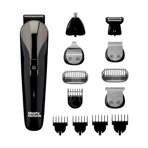 Morphy Richards Kingsman Pro 12-in-1 grooming kit for men Rechargable all in one Men Trimmer Black Morphy Richards Kingsman Pro 12-in-1 grooming kit for men Rechargable all in one Men Trimmer Black