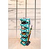 Airtree 4/5/6 Tier Shoe Rack Stackable Shoe Storage Organizer for Bedroom Entryway Adjustable Shoe Rack (Multi Color, Plastic) (5 Tier)