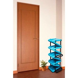 Airtree 4/5/6 Tier Shoe Rack Stackable Shoe Storage Organizer for Bedroom Entryway Adjustable Shoe Rack (Multi Color, Plastic) (5 Tier) Airtree 4/5/6 Tier Shoe Rack Stackable Shoe Storage Organizer for Bedroom Entryway Adjustable Shoe Rack (Multi Color, Plastic) (5 Tier)