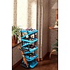 Airtree 4/5/6 Tier Shoe Rack Stackable Shoe Storage Organizer for Bedroom Entryway Adjustable Shoe Rack (Multi Color, Plastic) (5 Tier)