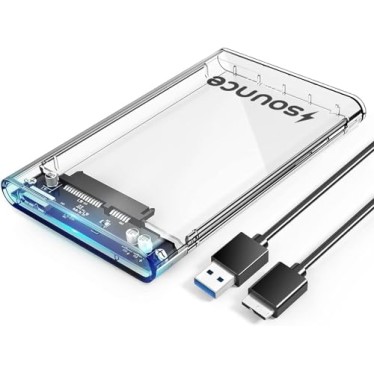 Sounce 2.5" SATA SSD Enclosure Transparent Case Sounce 2.5" SATA SSD Enclosure Transparent Case