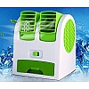 Airtree Portable Mini AC USB Battery Operated Air Conditioner Mini Water Air Cooler Cooling Fan Blade Less Duel Blower 