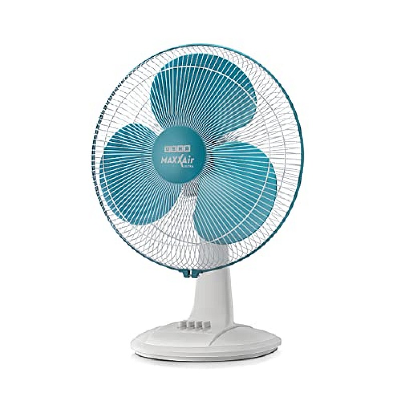 USHA Maxx Air Ultra 400MM Table Fan (Light Blue)