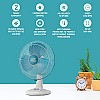 USHA Maxx Air Ultra 400MM Table Fan (Light Blue)