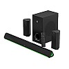 GOVO GOSURROUND 950 280W Soundbar, 5.1 Channel Home Theatre with 6.5" subwoofer (Platinum Black)