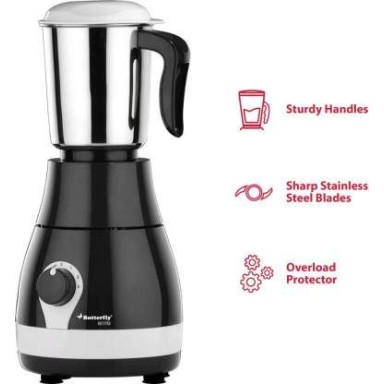 Butterfly Arrow 500 W Mixer Grinder (Grey, 3 Jars) Butterfly Arrow 500 W Mixer Grinder (Grey, 3 Jars)