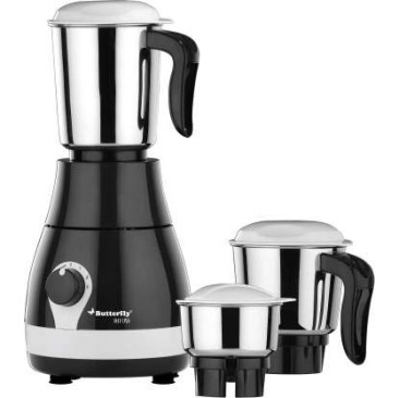 Butterfly Arrow 500 W Mixer Grinder (Grey, 3 Jars) Butterfly Arrow 500 W Mixer Grinder (Grey, 3 Jars)