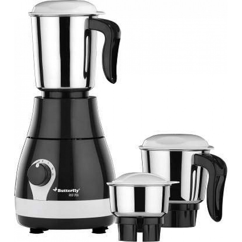 Butterfly Arrow 500 W Mixer Grinder (Grey, 3 Jars)