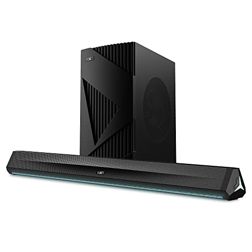 boAt Aavante Bar Stark Bluetooth Soundbar with 160W RMS Signature Sound, 2.1 Channel w/Wireless (Premium Black) boAt Aavante Bar Stark Bluetooth Soundbar with 160W RMS Signature Sound, 2.1 Channel w/Wireless (Premium Black)