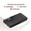 Airtree 10000mAh 22.5W Lithium-Polymer Power Bank Triple Output Fast Charging, Black, Type-C Cable Included