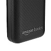 Amazon Basics 20000mAh 12W Lithium-Polymer Power Bank Dual Input, Dual Output Black, Type-C Cable Included