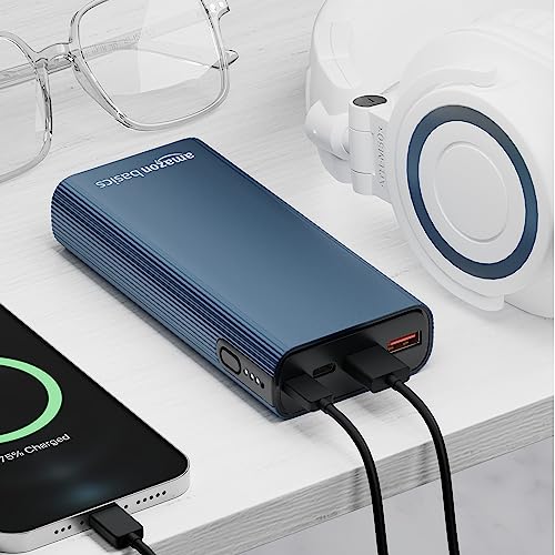 amazon basics 10000mAh 12W Lithium-Polymer Power Bank Dual Input, Dual Output Black amazon basics 10000mAh 12W Lithium-Polymer Power Bank Dual Input, Dual Output Black
