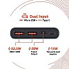 amazon basics 10000mAh 12W Lithium-Polymer Power Bank Dual Input, Dual Output Black