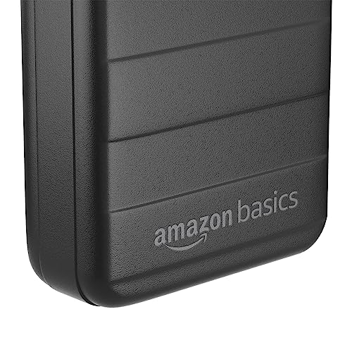 amazon basics 10000mAh 12W Lithium-Polymer Power Bank Dual Input, Dual Output Black amazon basics 10000mAh 12W Lithium-Polymer Power Bank Dual Input, Dual Output Black
