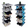 Airtree Plastic 6 Layer Shoe Rack Stand Storage Organizer Cabinet Durable Portable Shoe Organiser Creative Shoe Rack)