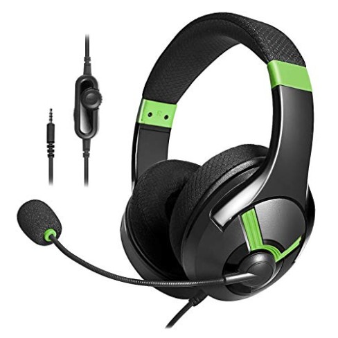 amazon basics Gaming Headset, over ear,Wired Green amazon basics Gaming Headset, over ear,Wired Green