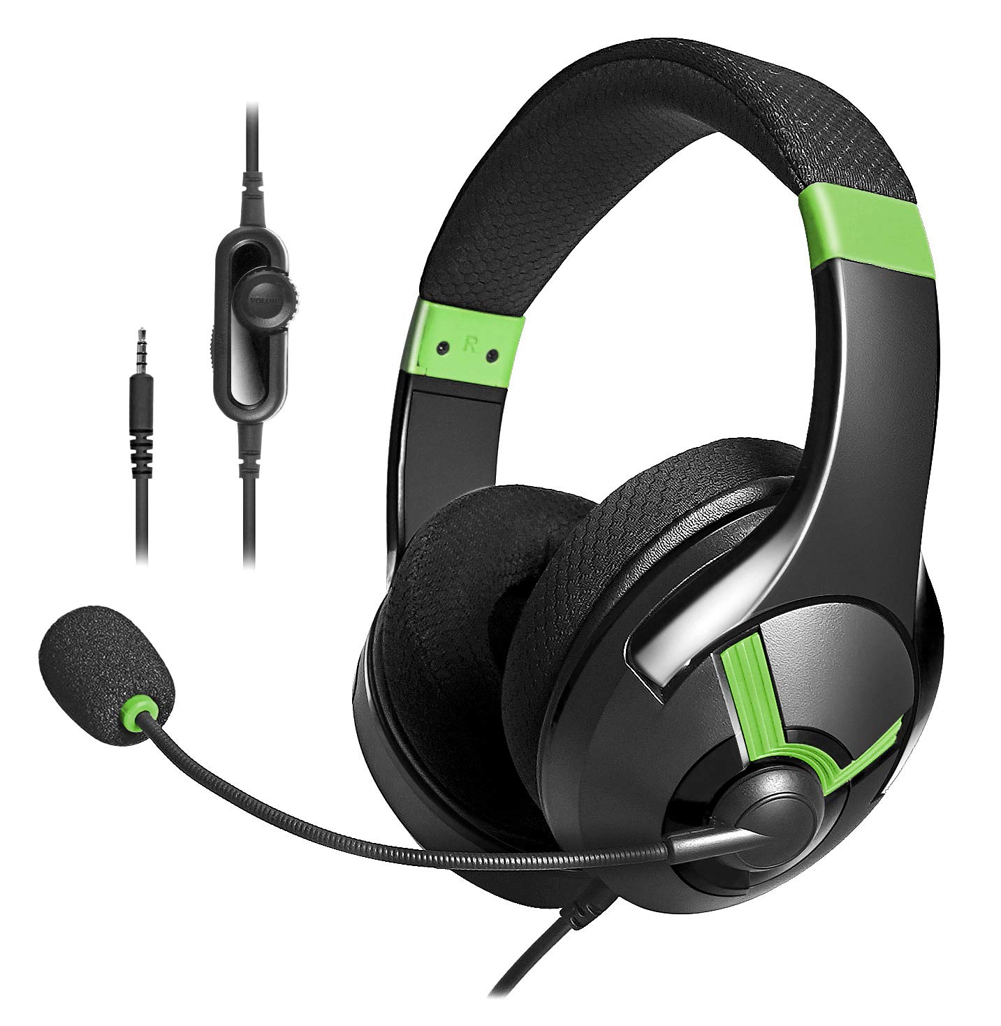 amazon basics Gaming Headset-Green,over ear,Wired