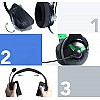 amazon basics Gaming Headset, over ear,Wired Green