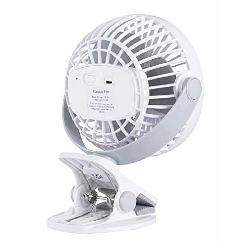 Bajaj Pygmy Go 178 mm Mini Fan with LED Lighting Bue