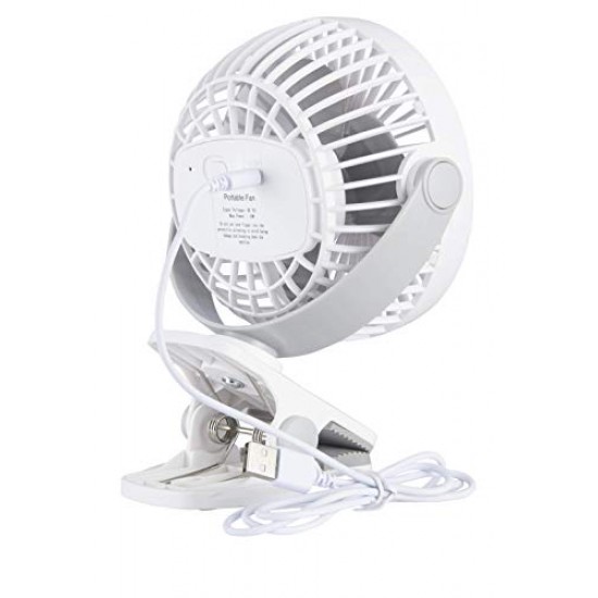 Bajaj Pygmy Go 178 mm Mini Fan with LED Lighting Bue