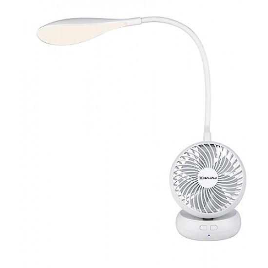 Bajaj Pygmy Go 178 mm Mini Fan with LED Lighting Bue