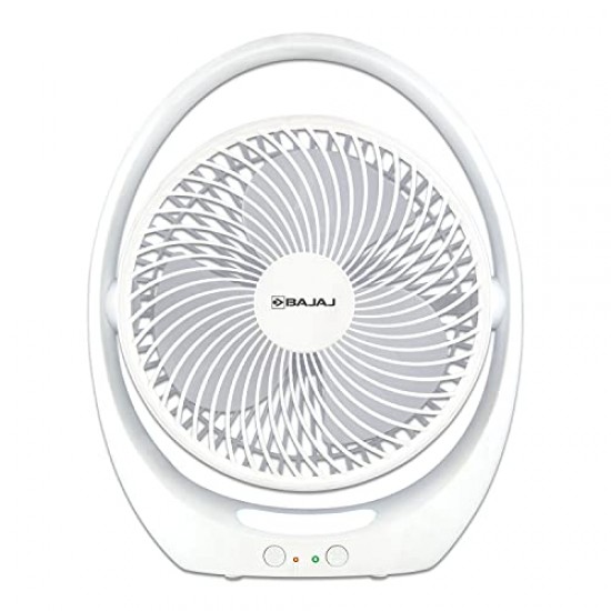 Bajaj Pygmy Go 178 mm Mini Fan with LED Lighting Bue