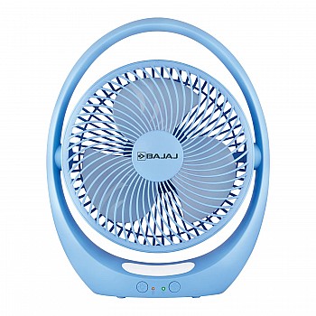 Bajaj Pygmy Go 178 mm Mini Fan with LED Lighting Bue