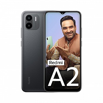 Redmi A2 (Classic Black, 4GB RAM, 64GB Storage) Powerful Octa Core G36 Processor Refurbished