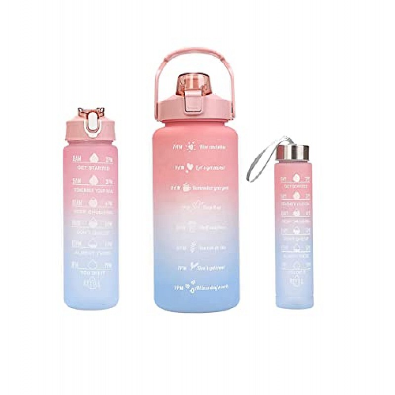 AIRTREE Sports Fitness GYM Water Bottle Unbreakable Spirit Motivational Water Bottle, Leakproof 