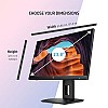 HP X24Ih 13L82Aa, 23.8 inch (60.452 cm) 1920 X 1080 Pixels, Fhd Gaming Led Monitor with 350 Nits IPS Panel (Black)