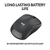 Logitech M240 Silent Bluetooth Mouse Wireless Compact Portable Smooth Tracking 18-Month Battery for Windows Graphite