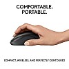 Logitech M240 Silent Bluetooth Mouse Wireless Compact Portable Smooth Tracking 18-Month Battery for Windows Graphite