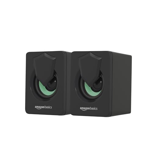 amazon basics Stereo 2.0 USB Powered Gaming Speaker for PC, Laptop, Tablet amazon basics Stereo 2.0 USB Powered Gaming Speaker for PC, Laptop, Tablet